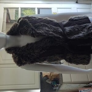Faux fur vest vintage vintage